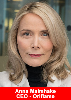 Anna Malmhake, CEO of Oriflame