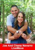 Joe and Chana Navarro smiling and embracing outdoors in a LifeWave leadership portrait