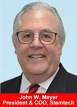 John W. Meyer, President & COO of Stemtech