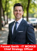 Forrest Smith, appointed Chief Strategy Officer at IT WORKS!, leading growth and innovation in wellness and lifestyle.