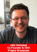 Jake Dempsey, Co-Founder and CEO of Project Broadcast, smiling in a casual setting, leader in communication technology for network marketers.