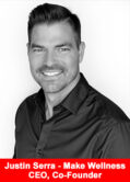 Justin Serra, CEO and Co-Founder of MAKE Wellness, leading the company’s growth and innovation in bioactive peptide health solutions.
