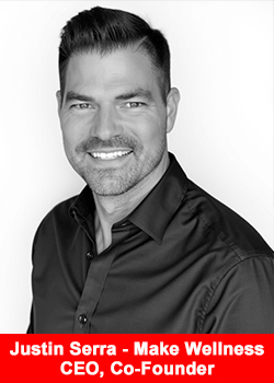 Justin Serra, CEO and Co-Founder of MAKE Wellness, leading the company’s growth and innovation in bioactive peptide health solutions.