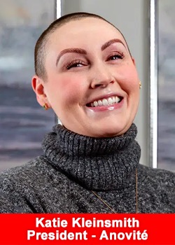 Katie Kleinsmith, President of Anovité, leading operations and manufacturing for the science-driven wellness company