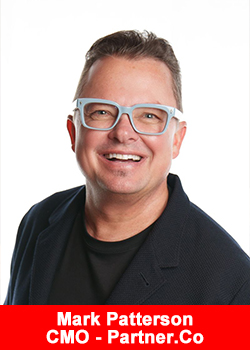 Mark Patterson, Chief Marketing Officer at Partner.Co, recognized for award-winning marketing leadership and innovative brand strategies.