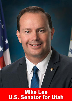 U.S. Senator Mike Lee of Utah, sponsor of the Direct Seller and Real Estate Agent Harmonization Act