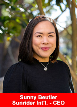 Sunny Beutler, CEO of Sunrider International, leading the company’s global growth and innovation.